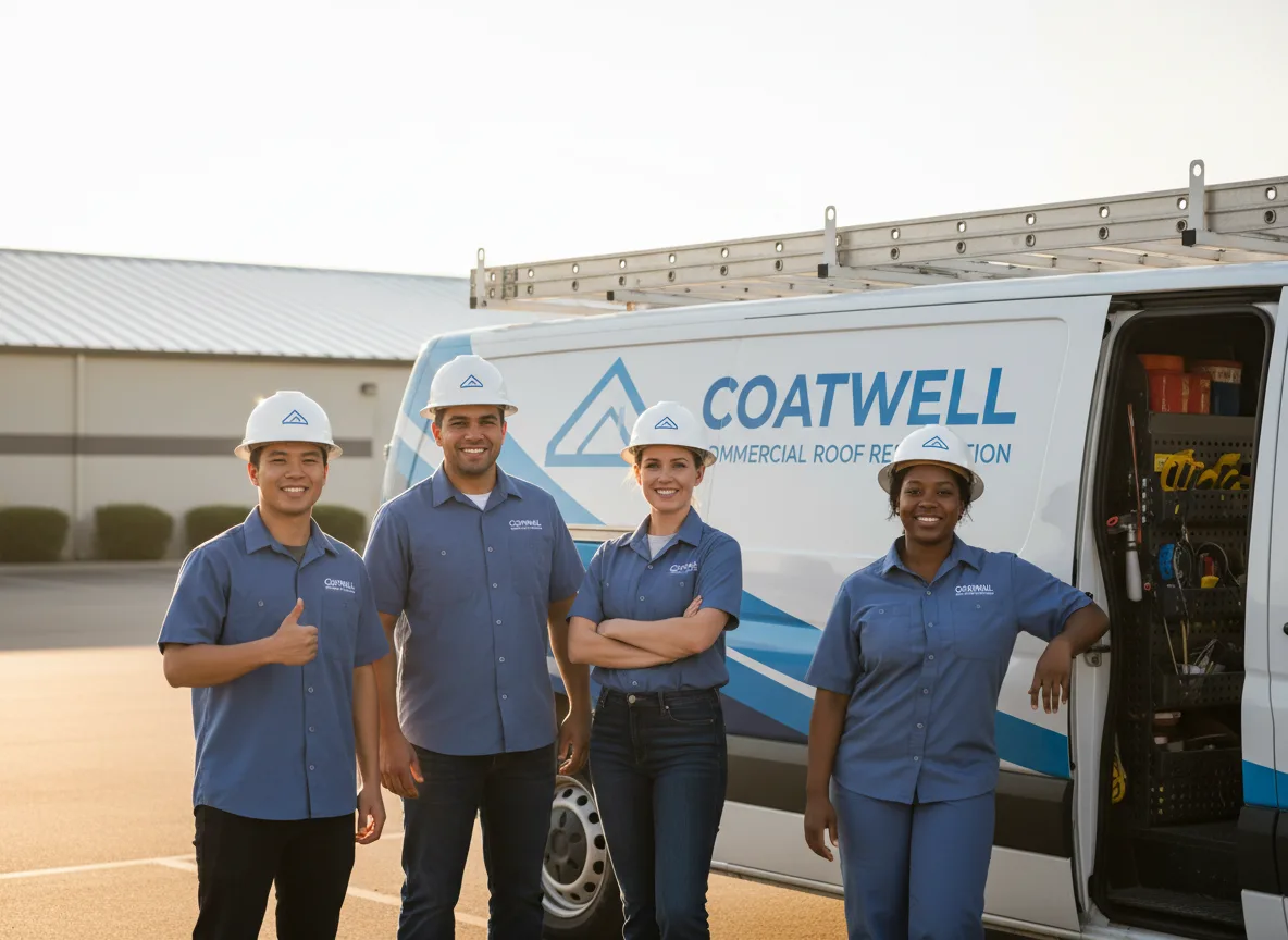 Commercial roof coating company in Stoneham, MA
